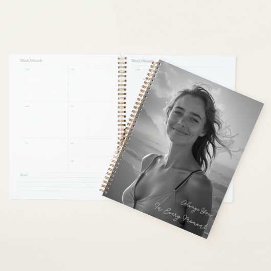 Custom Her Portrait – Simple Photo Gift for Her Planner (Display)