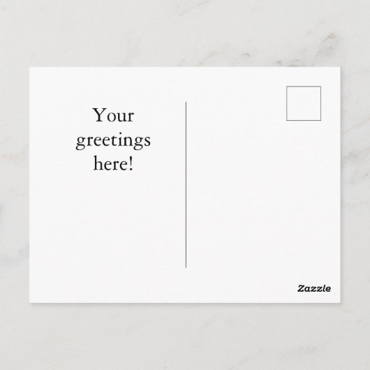 Custom Herb Garden Briefkaart (Achterkant)