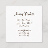 Custom Herb Garden Visitekaartje (Achterkant)