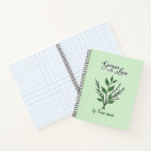 Custom Herb Label – Grown with Love Notitieboek (Binnen)