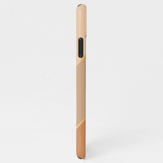 Custom herfst karamel gekruide latte herfst kleure iPhone hoesje (Rechterkant)