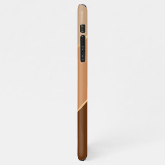 Custom herfst karamel gekruide latte herfst kleure iPhone hoesje (Linkerkant)