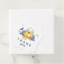 Custom Herfst pompoen bruiloft dank u Bedankjes Labels