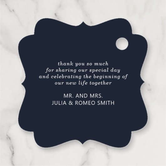 Custom Herfst pompoen bruiloft dank u Bedankjes Labels (Achterkant)