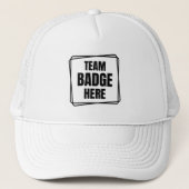 Custom High School Baseball Team Spelers / Coach P Trucker Pet (Voorkant)