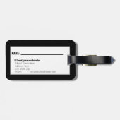 Custom High School Cheerleading Bags Bagagelabel (Achterkant horizontaal)