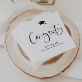 Custom High School Or College Graduation Napkin Servet