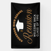 Custom High School Reunion Party Welkom Spandoek (Verticaal)