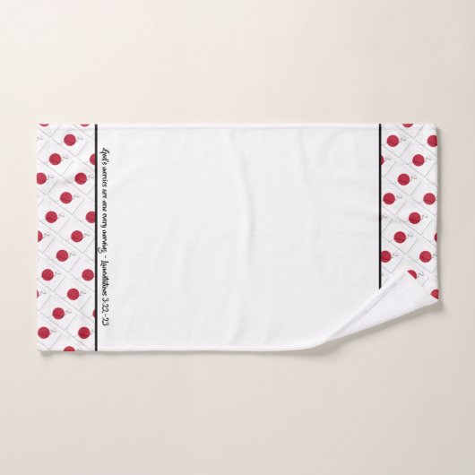 Custom Hinomaru JAPANESE FLAG Bad Handdoek (Handdoek)