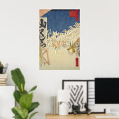 CUSTOM Hiroshige Snow Landscape Print  (Thuiskantoor)