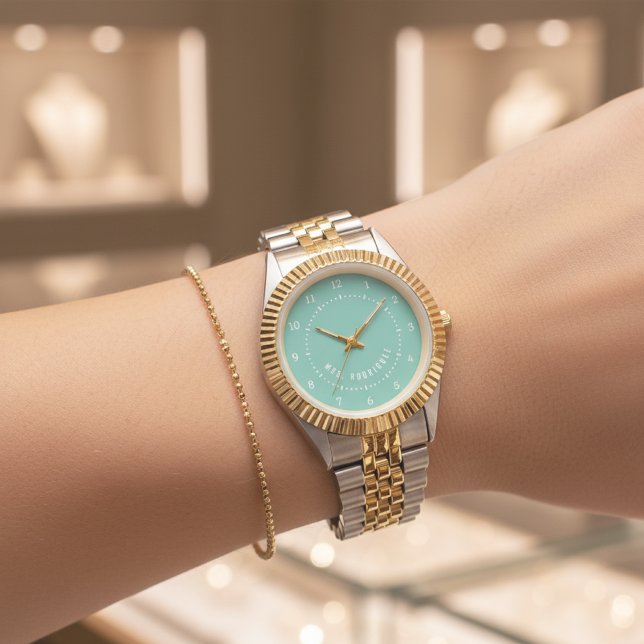 Custom His and Hers Watch Gift for Anniversaries Horloge (Unisex Custom Mr and Mrs Watch – Bride and Groom Gift for Wedding Day, Newlyweds or Bachelorette)