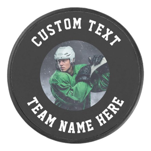Custom Hockey Puck – Add Your Design Here (Voorkant)
