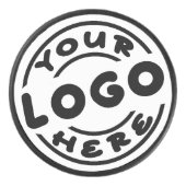 Custom Hockey Puck - Personalized Text Logo Gift (Voorkant)