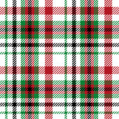 Custom Holiday Gift Bags Classic Red Green Plaid Medium Cadeauzakje