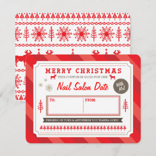 Custom Holiday Gift Coupon door Origami Prints Kaart