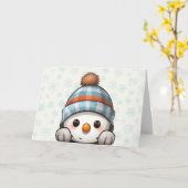 Custom Holiday Greeting Card Kaart (Gele Bloem)