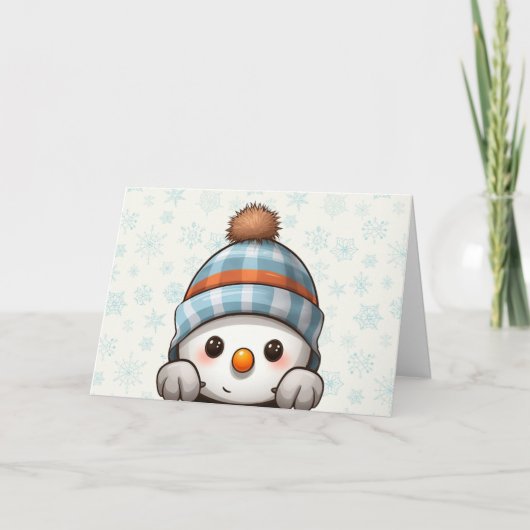 Custom Holiday Greeting Card Kaart (Voorkant)