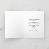 Custom Holiday Greeting Kaart – Familiefoto & "Tog (Binnenlaag)