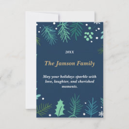 Custom Holiday Kaart | Elegante kerstgroet