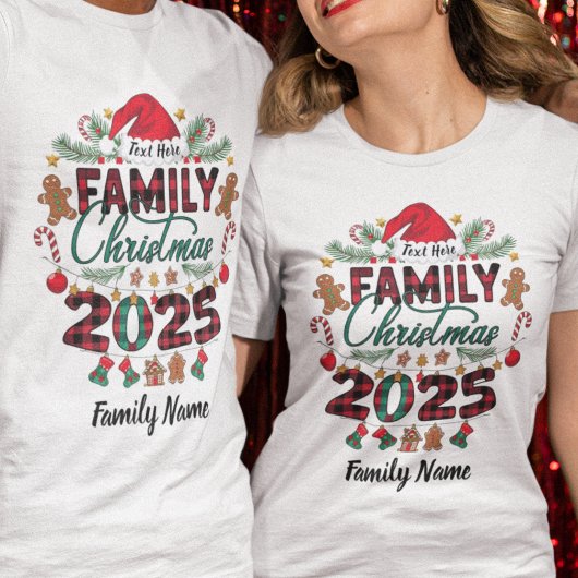 Custom Holiday Matching Shirt voor gezinnen