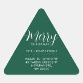 Custom Holiday Return Address Label Add Your PHOTO (Voorkant)