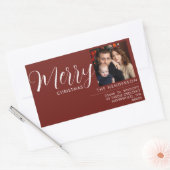 Custom Holiday Return Address Label Add Your PHOTO (Envelop)