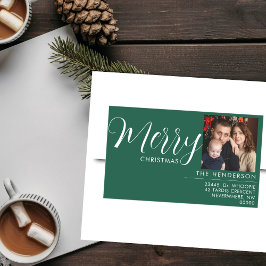 Custom Holiday Return Address Label Add Your PHOTO
