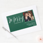 Custom Holiday Return Address Label Add Your PHOTO (Envelop)