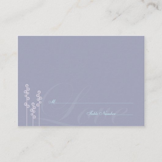 ::custom: Hollyhock & Ampersand Place Card v2 Plaatskaartje (Voorkant)