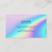 Custom Holographic Qr Code Visitekaartje (Achterkant)