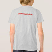 Custom Holy Compass Christian Cross VBS 2026 Tri-Blend Shirt (Achterkant)