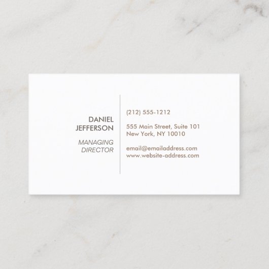 Custom Home Builder Logo Visitekaartje (Achterkant)