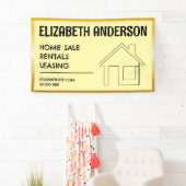 Custom Home Sale Commerciële verhuur en lease Spandoek (Insitu)