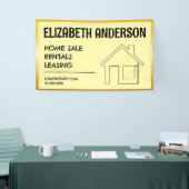 Custom Home Sale Commerciële verhuur en lease Spandoek (Beurs)