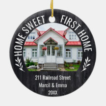 Custom Home Sweet First Home Kerstmis 2023