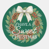 Custom Homemade Christmas Cookies Label Sheet (Voorkant)