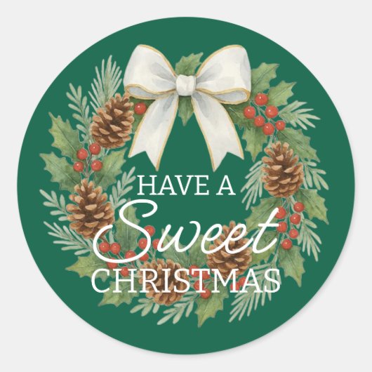 Custom Homemade Christmas Cookies Label Sheet (Voorkant)