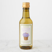 Custom Homemade Lavender Extract Label Wijn Etiket (Voorkant)