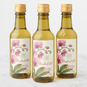 Custom Homemade Orchid Oil Label Wijn Etiket (Flessen)