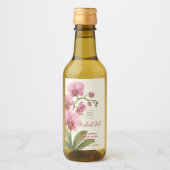 Custom Homemade Orchid Oil Label Wijn Etiket (Voorkant)