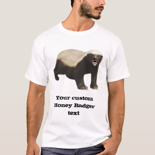 Custom Honey Badger T-Shirt (Voorkant)