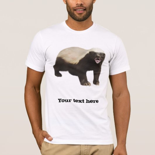 Custom Honey Badger T-Shirt (Voorkant)