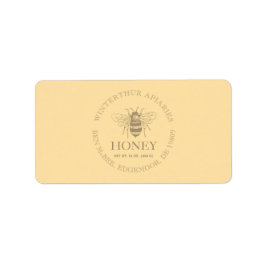 Custom Honey Business Promotional Etiket