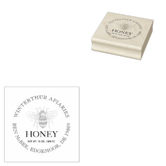 Custom Honey Business Promotional Rubberstempel