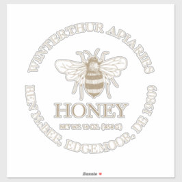 Custom Honey Business Promotional Sticker