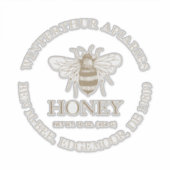Custom Honey Business Promotional Sticker (Voorkant)