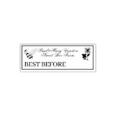 Custom Honey Stamp Durability Date Zelfinktende Stempel (Design)