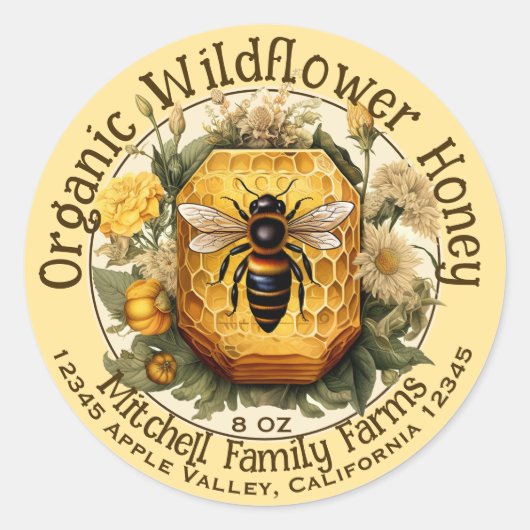 Custom Honey Sticker (Voorkant)