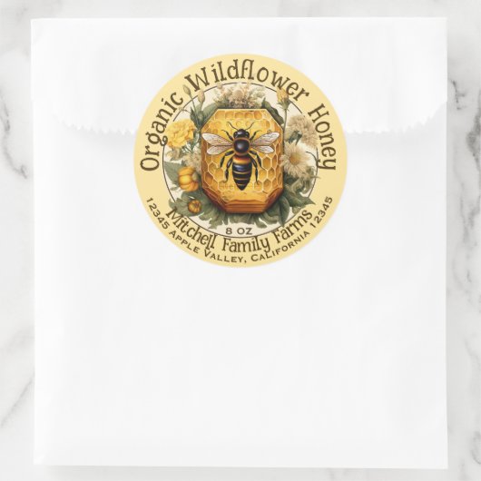 Custom Honey Sticker (Tas)