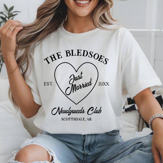Custom Honeymoon Social Club is net getrouwd met m T-shirt
